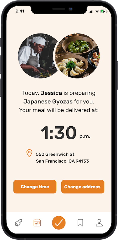 I-phone
            app delivery screen